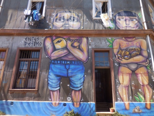 Street art, Valparaiso